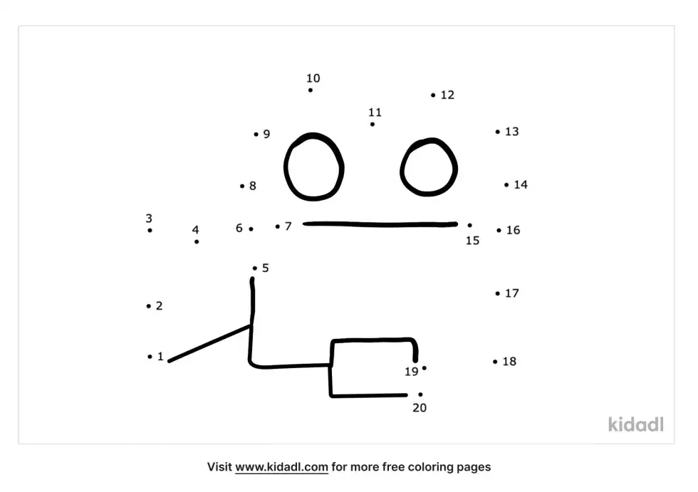 Movies Camera Dot To Dot (Easy)