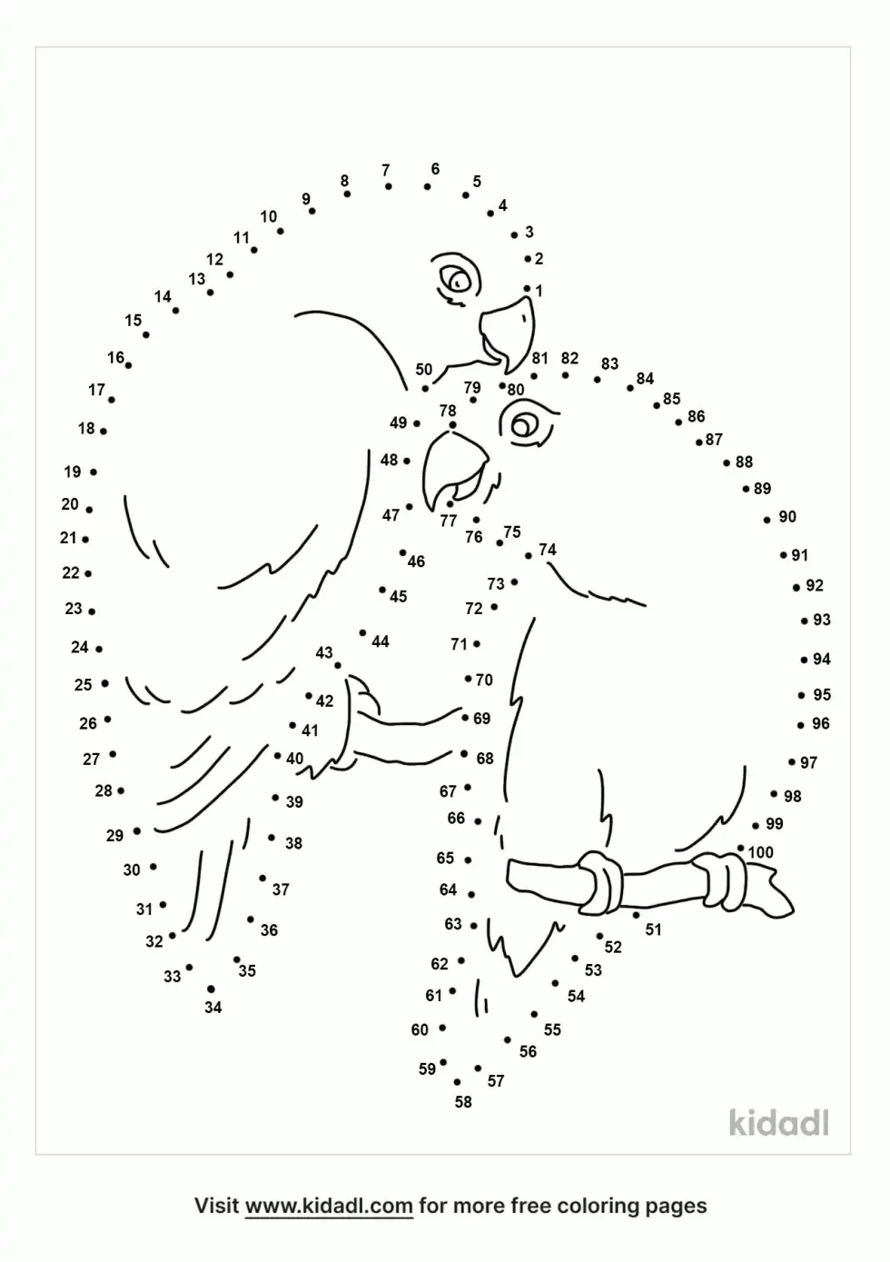 Lovebird Dot To Dot (Hard)