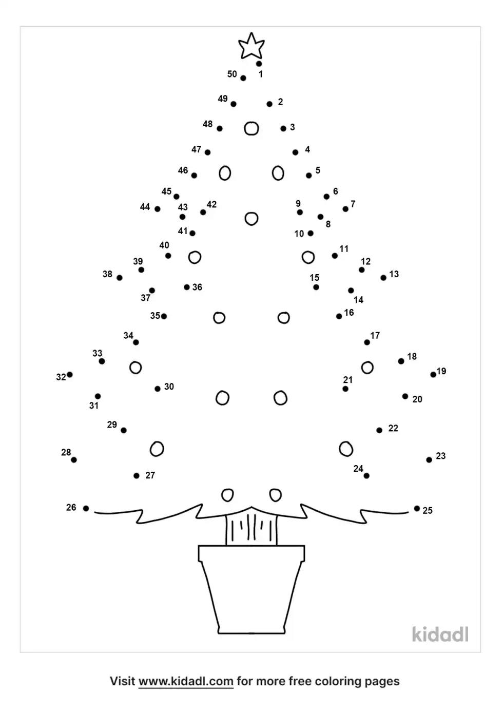 Christmas Dot To Dot (Medium)