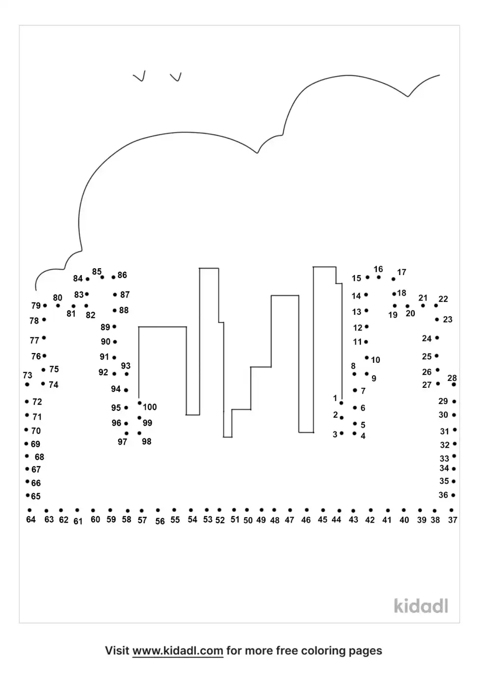 Cityscape Dot To Dot (Hard)