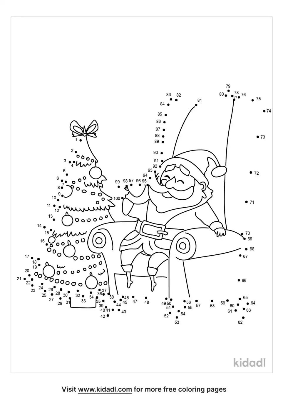 Christmas Dot To Dot (Hard)