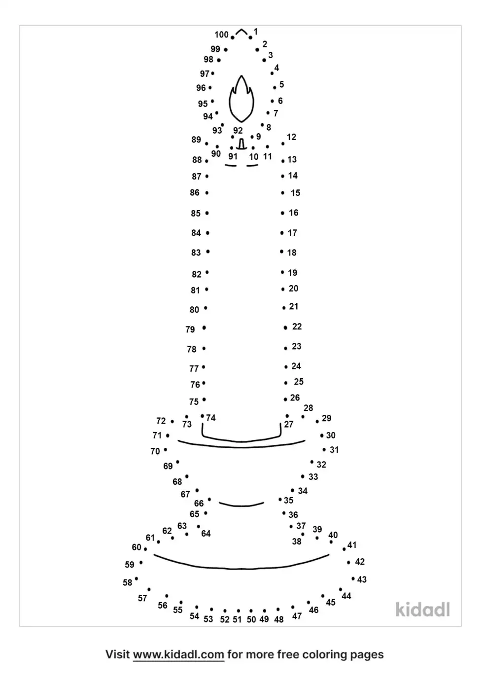 Candle Dot To Dot (Hard)