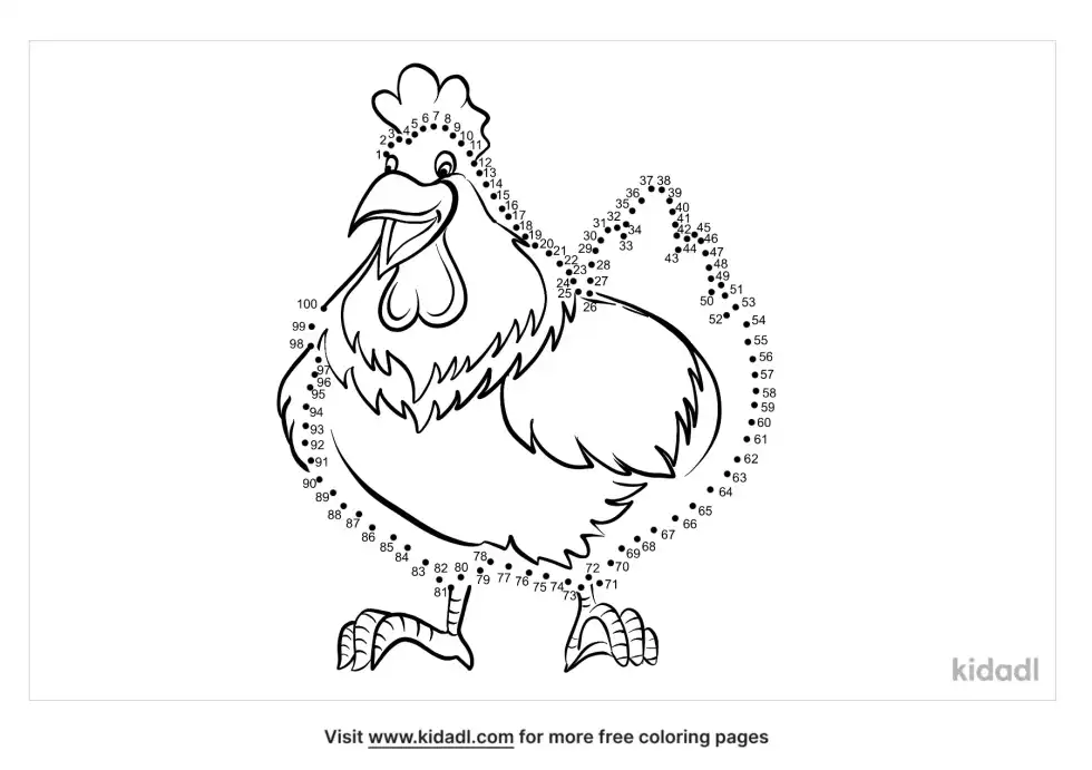 Hen Dot To Dot (Hard)