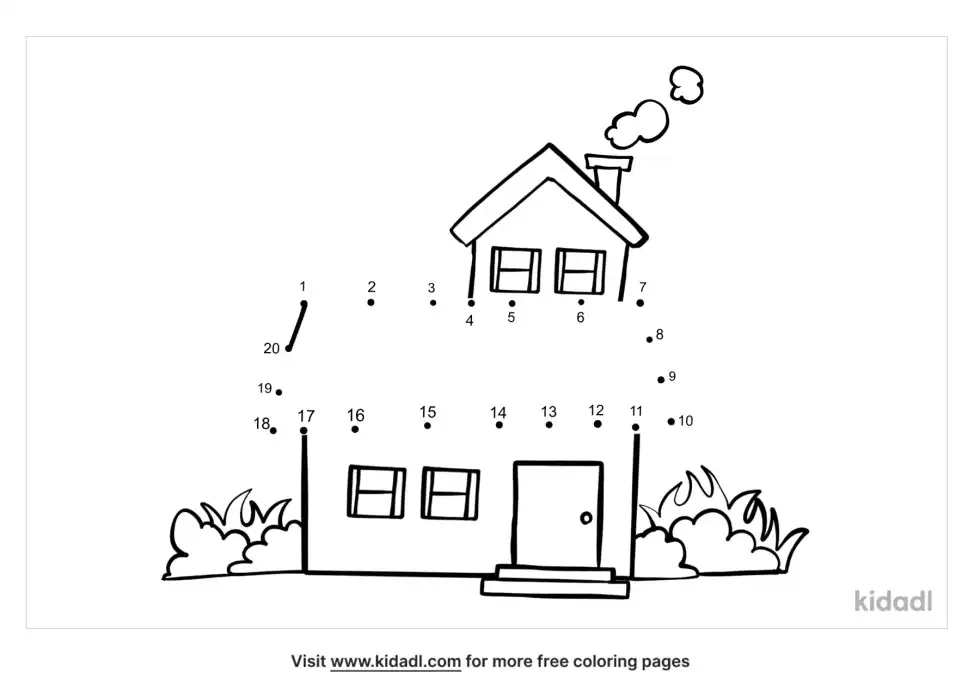 House Dot To Dot (Easy)