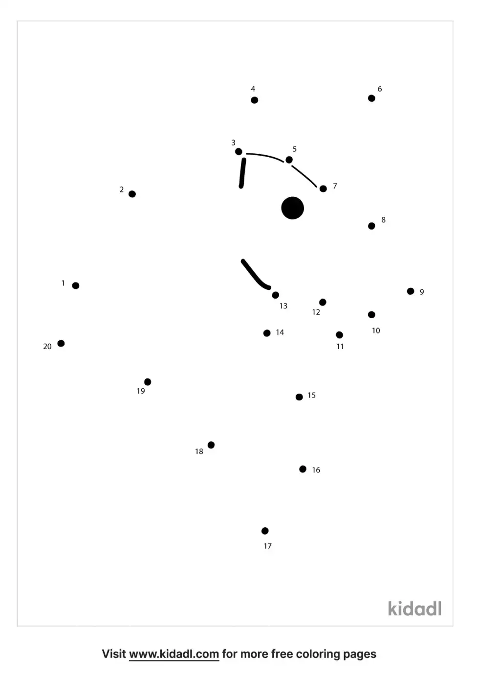 Unicorn Dot To Dot (Easy)
