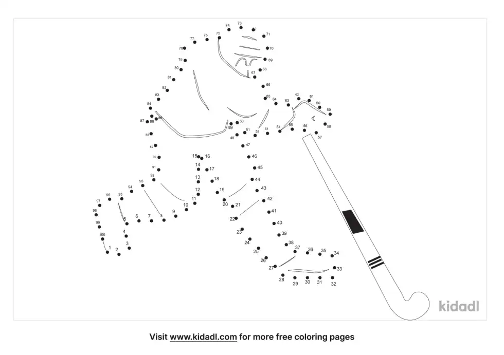 Hockey Dot To Dot (Hard)