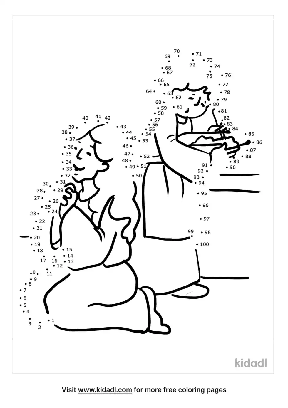Mary And Martha Dot To Dot (Hard)