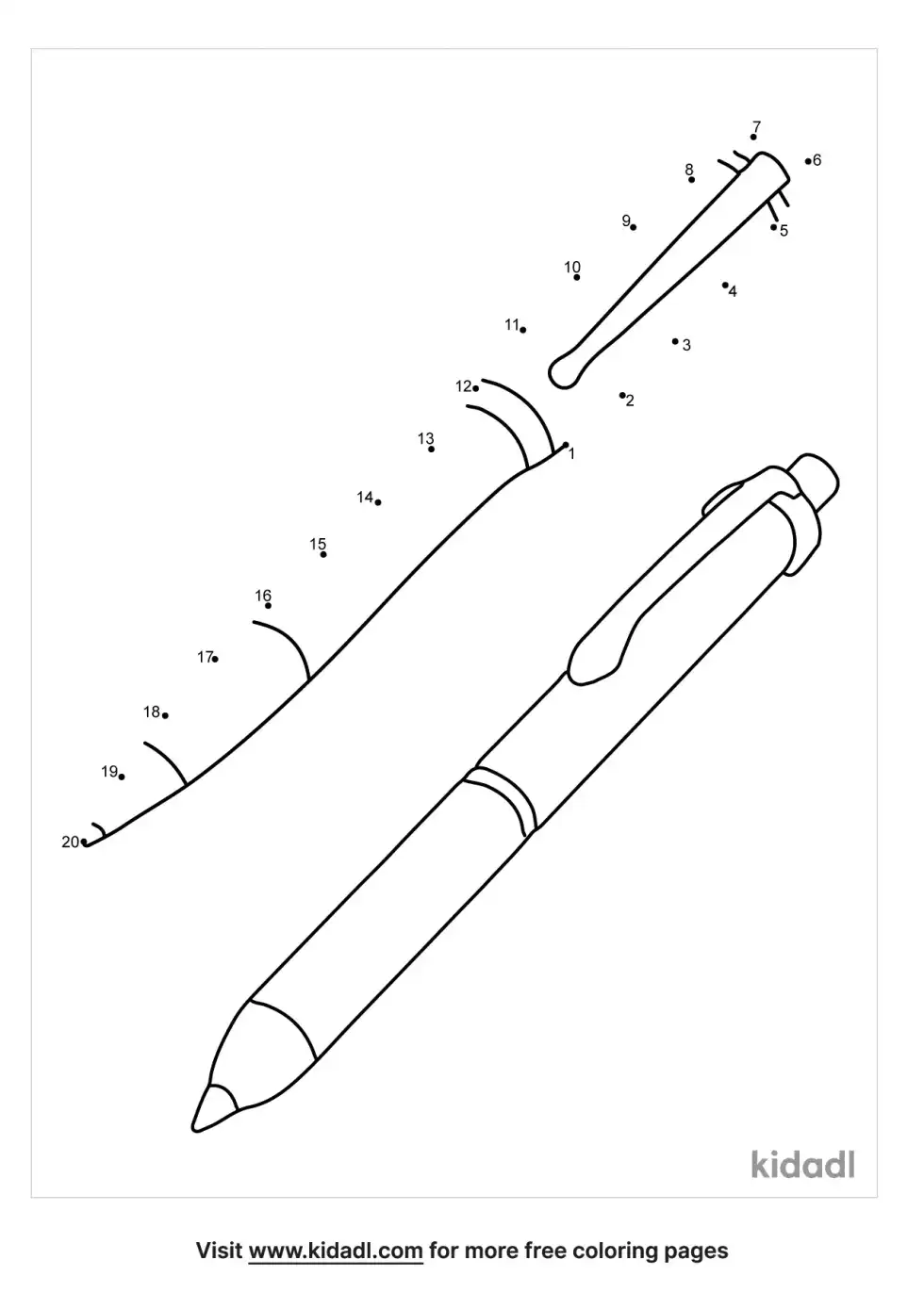 Pens Dot To Dot (Easy)