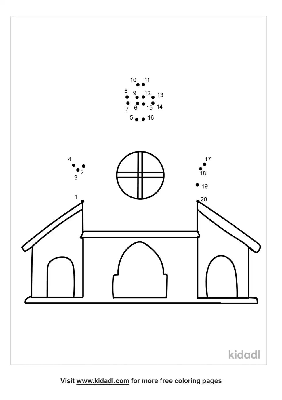 Church Dot To Dot (Easy)