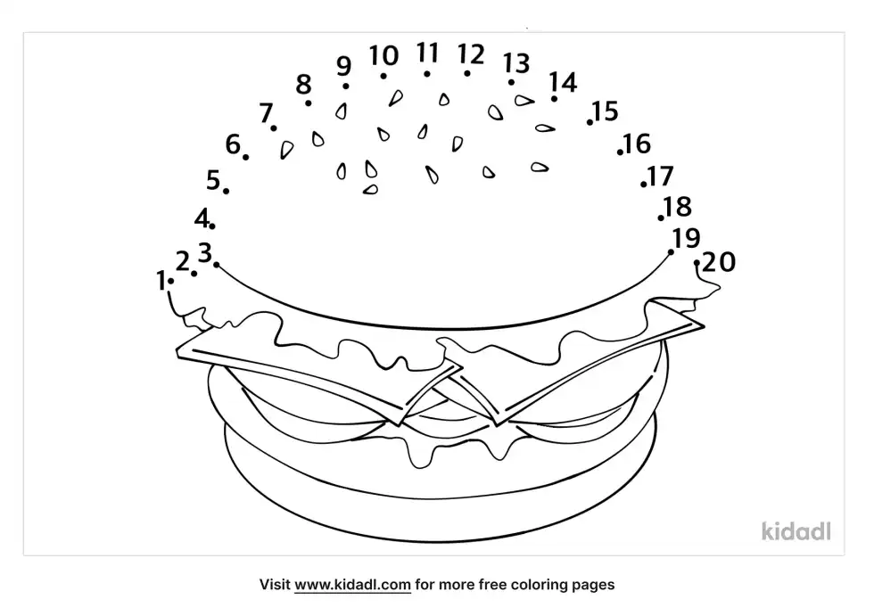Hamburger Dot To Dot (Hard)