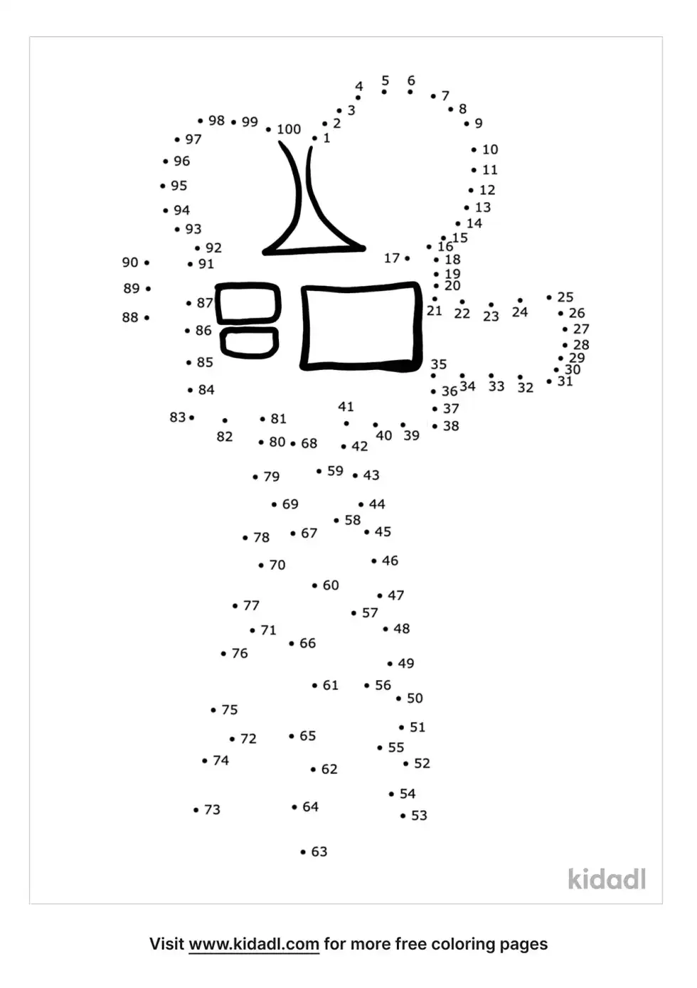 Movies Camera Dot To Dot (Hard)