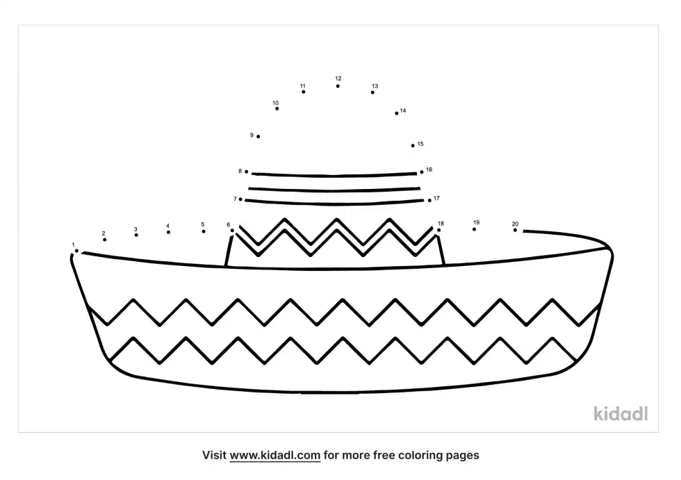 Sombrero Dot To Dot (Easy)