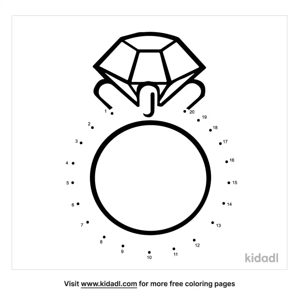 Wedding Ring Dot To Dot (Easy)