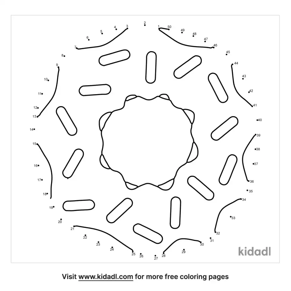Donut Dot To Dot (Medium)