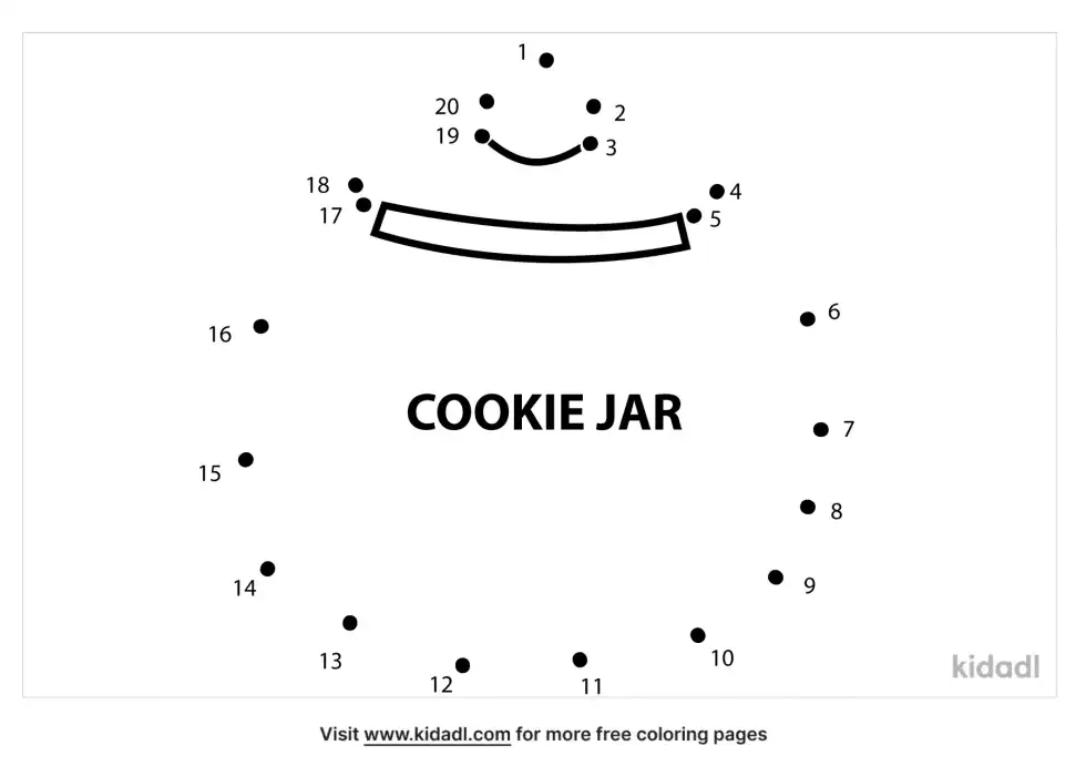 Cookie Jar Dot To Dot (Easy)