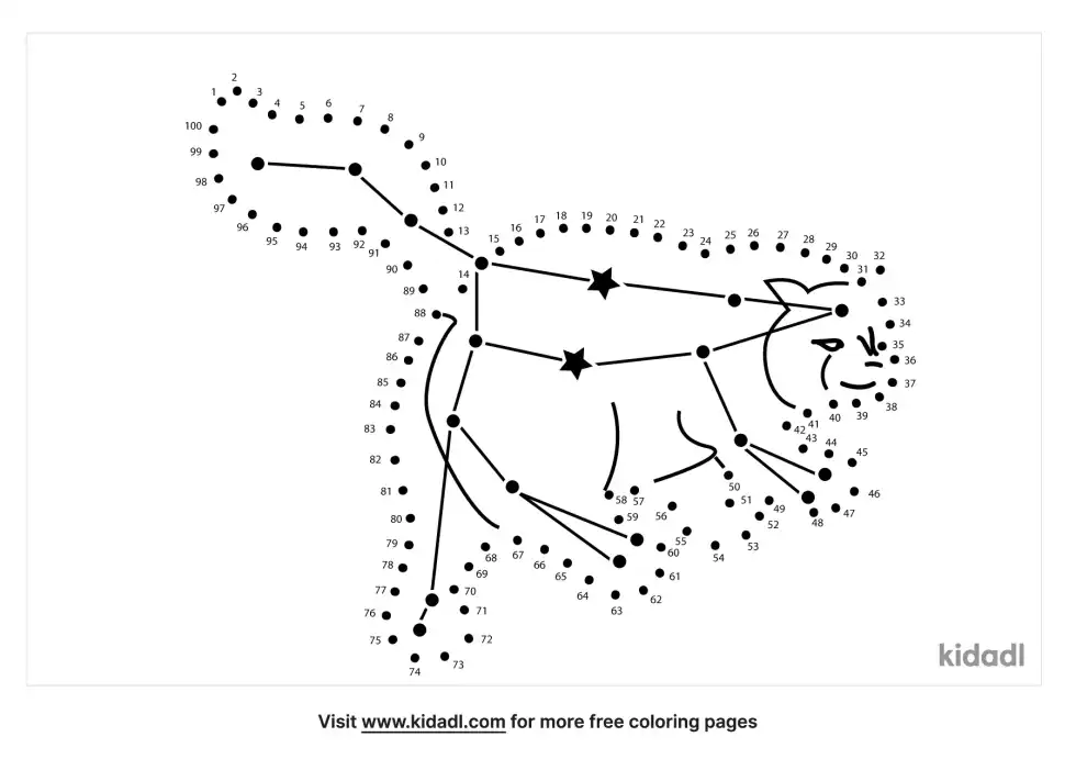 Ursa Constellation Dot To Dot (Hard)