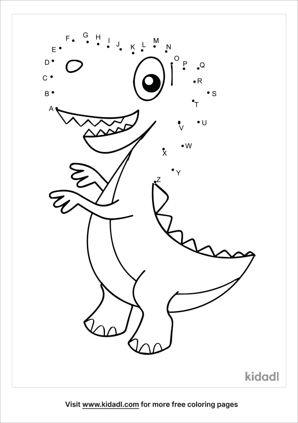 Dinosaur Dot To Dot