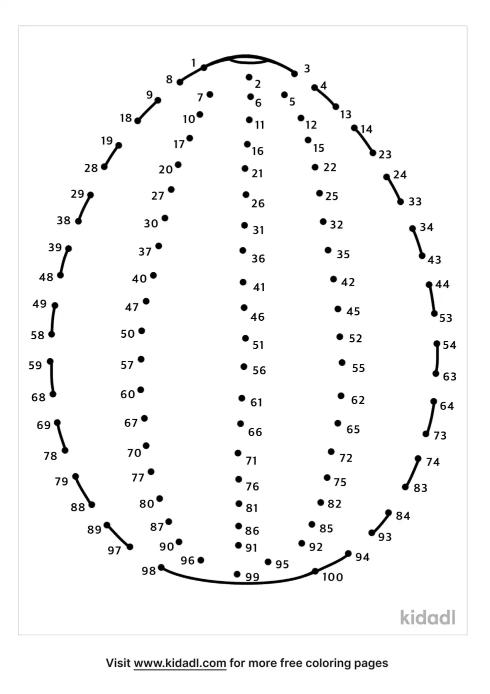 Easter Egg Dot To Dot (Hard)