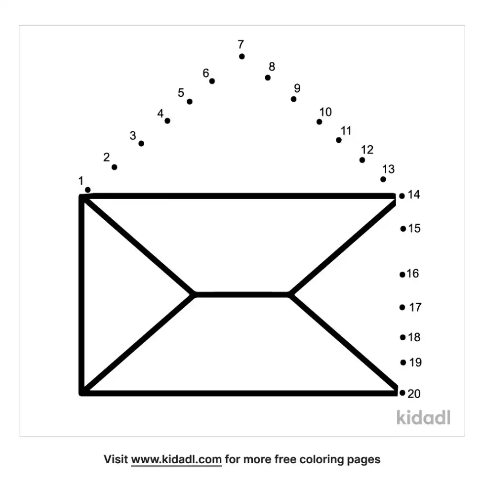 Envelope Dot To Dot (Easy)