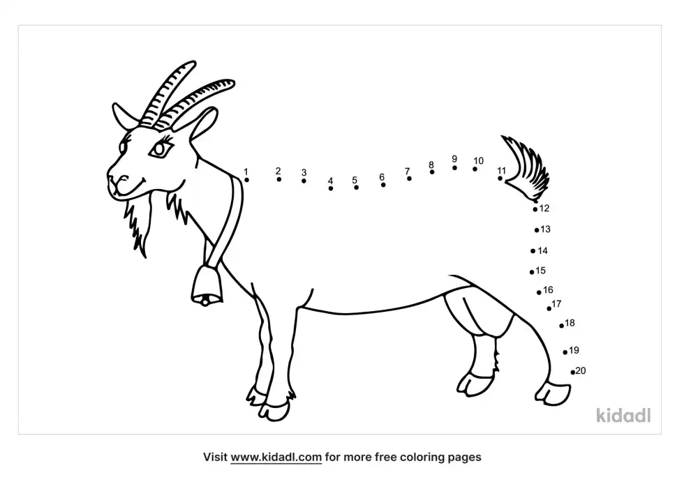 Goat Dot To Dot (Easy)