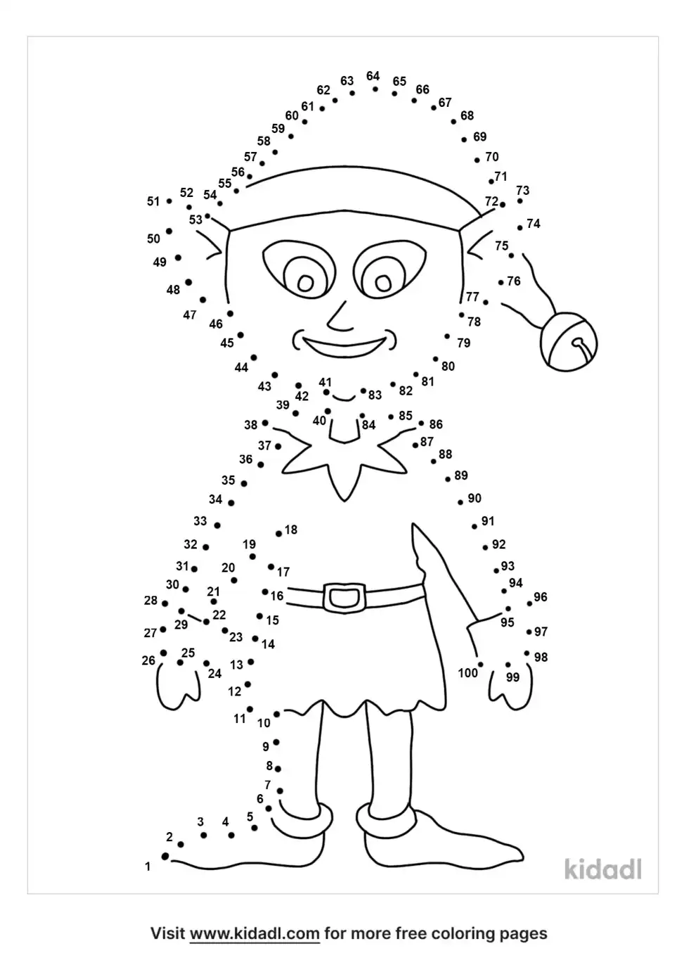 Elf Dot To Dot (Hard)
