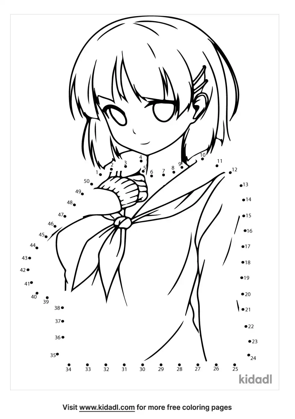 Girl Dot To Dot (Medium)