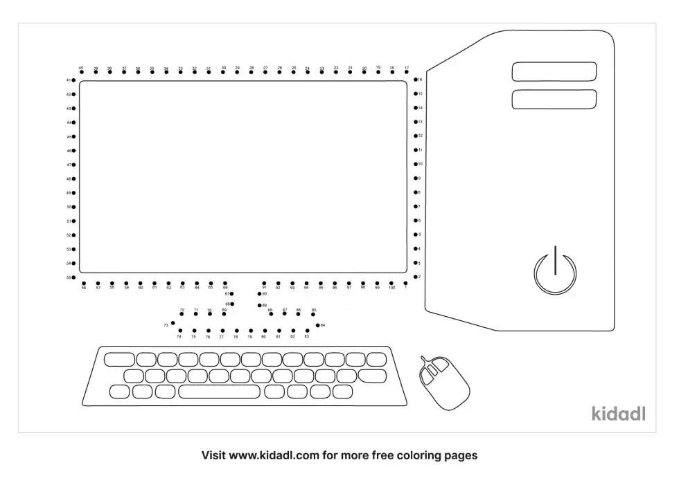 Computer Dot To Dot (Hard)