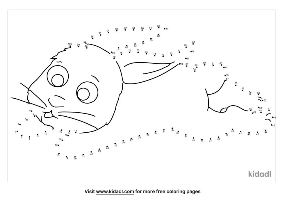 Spring Animals Dot To Dot (Hard)