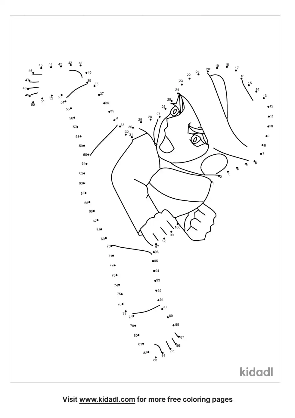 Taekwondo Dot To Dot (Hard)