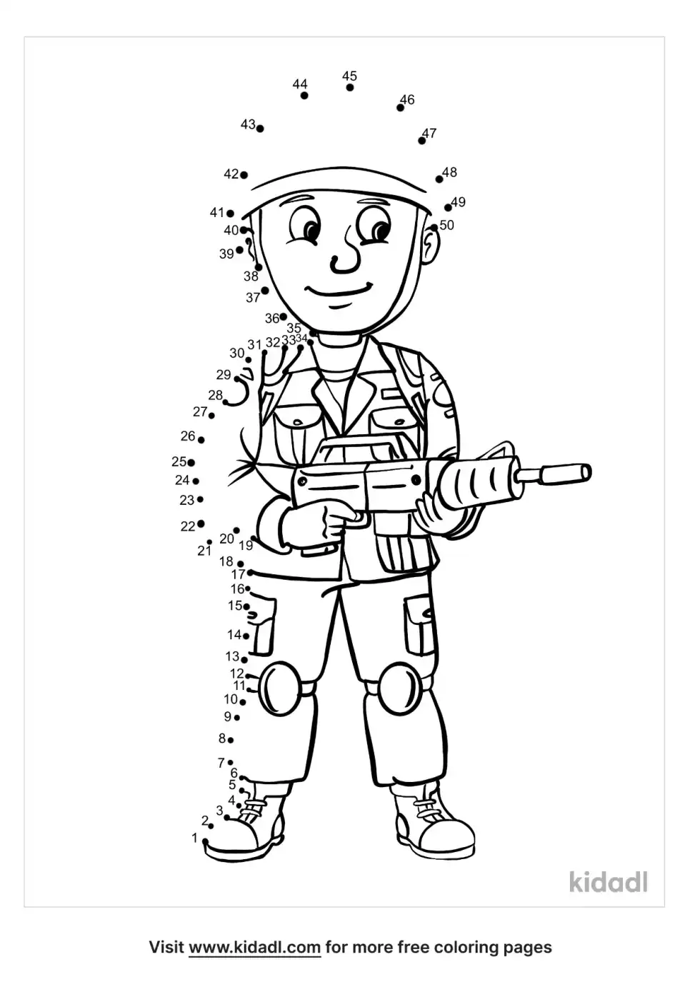 Military Dot To Dot (Medium)