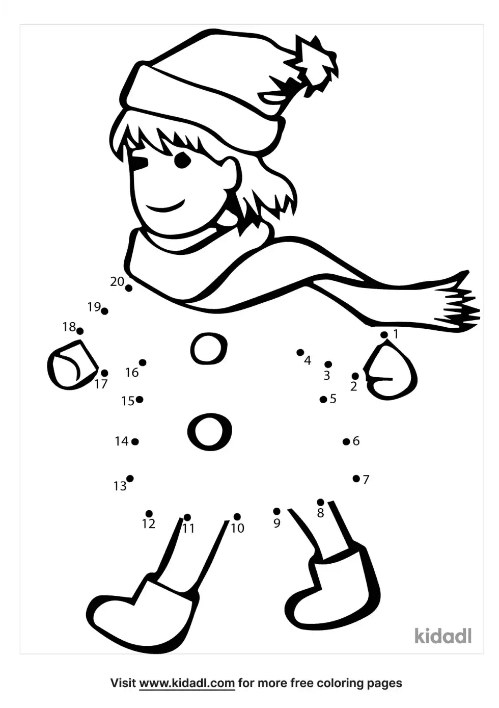 Girl Dot To Dot (Easy)