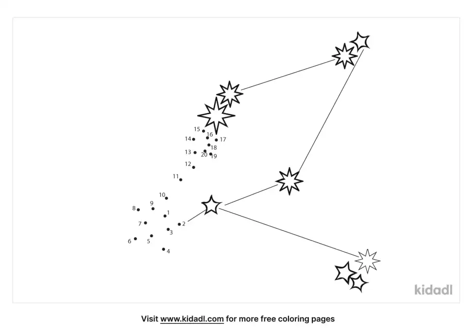Crux Constellation Dot To Dot (Easy)