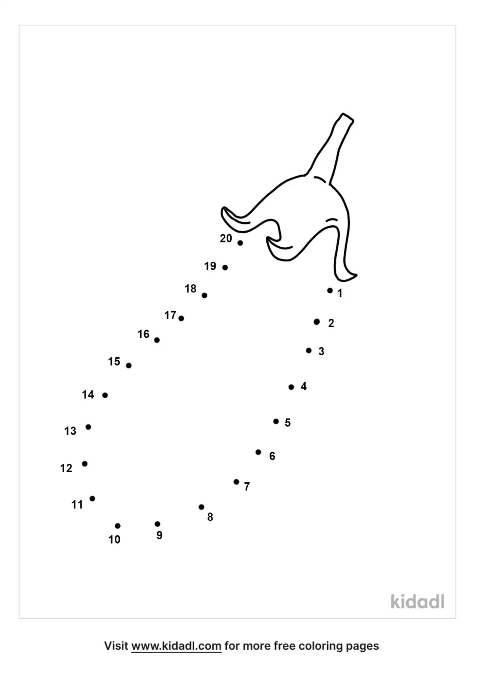 Vegetable Dot To Dot (Easy)