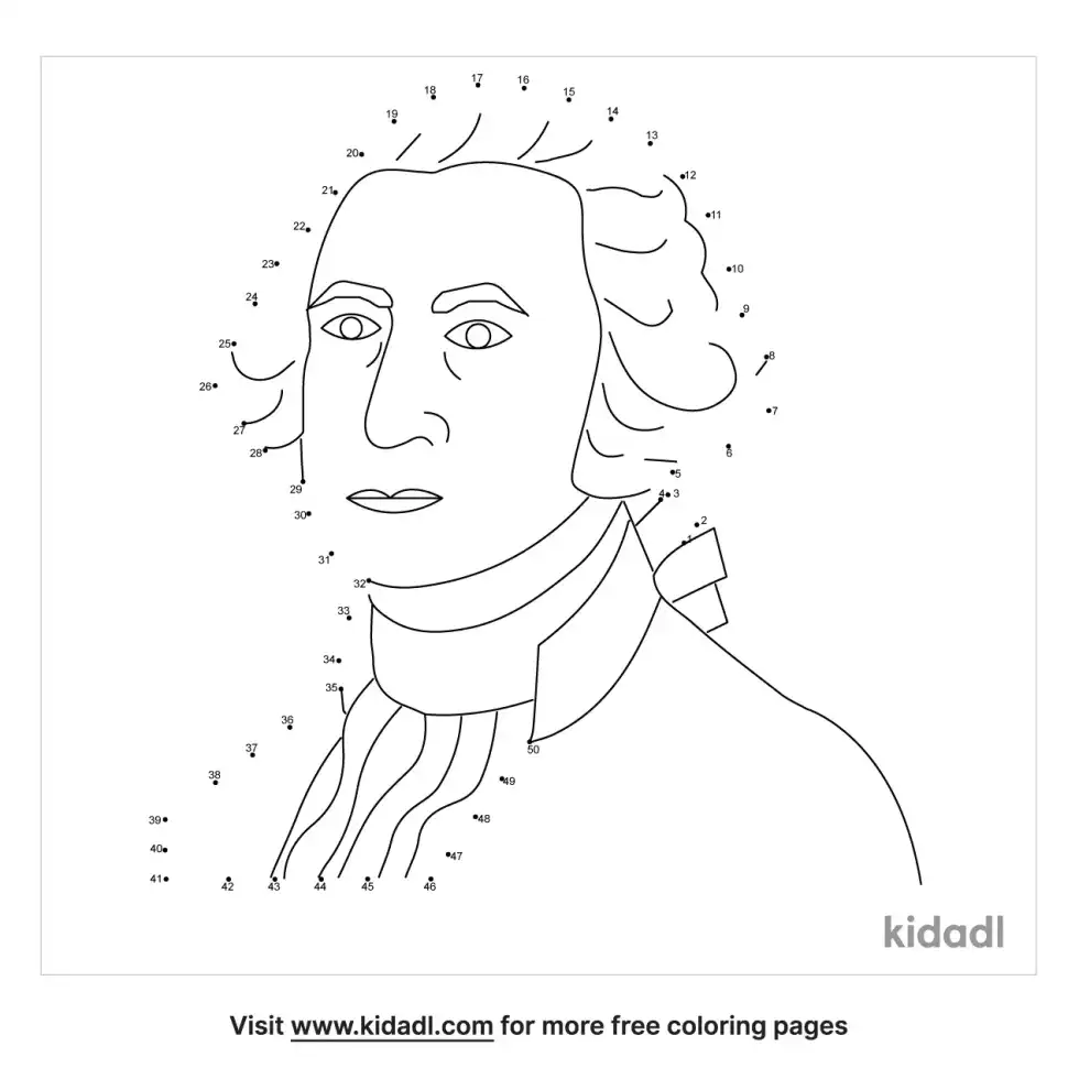 George Washington Dot To Dot (Medium)