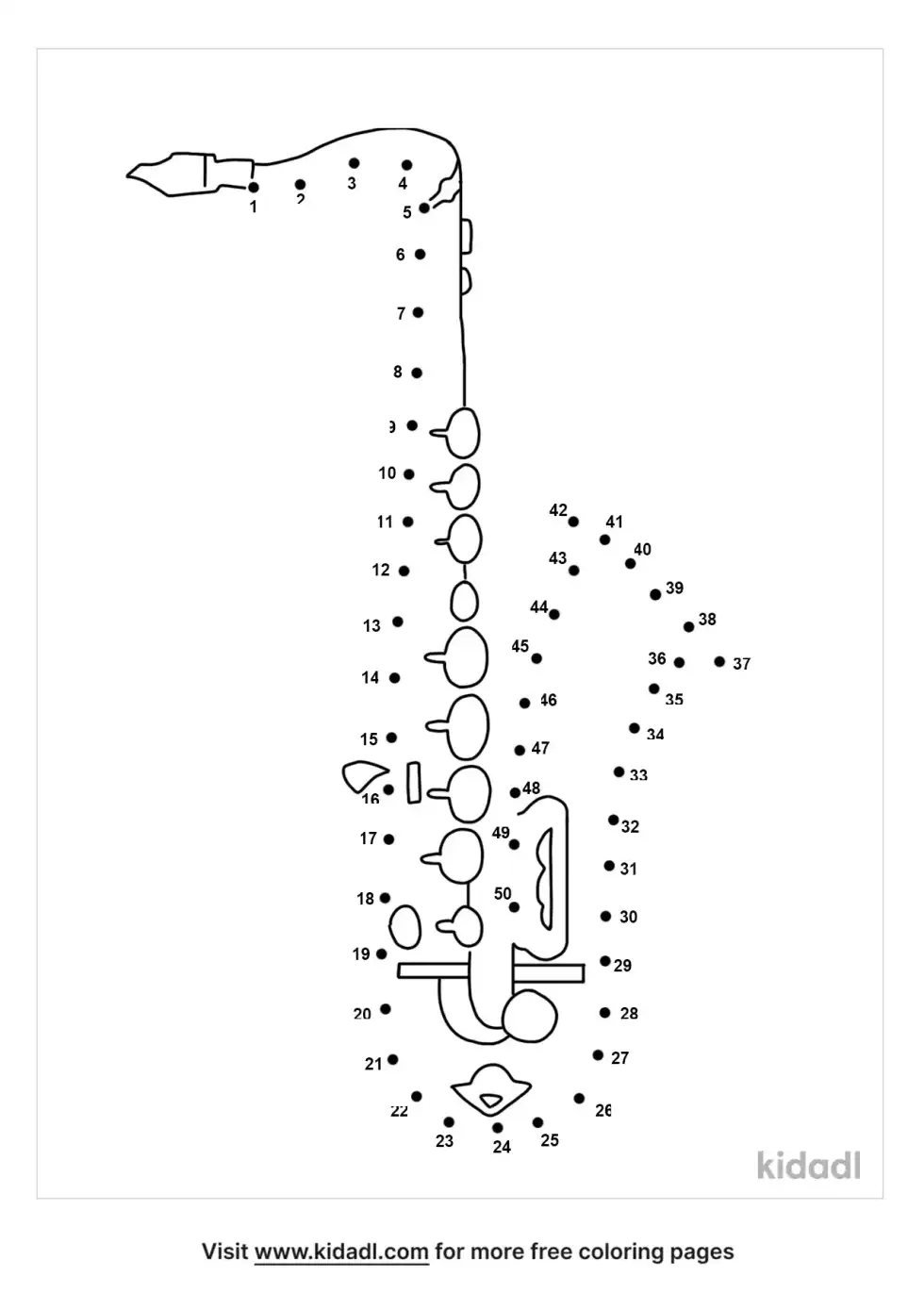 Saxophone Dot To Dot (Medium)