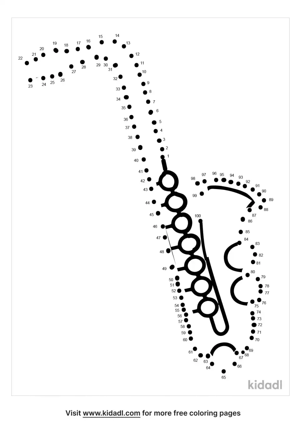 Saxophone Dot To Dot
