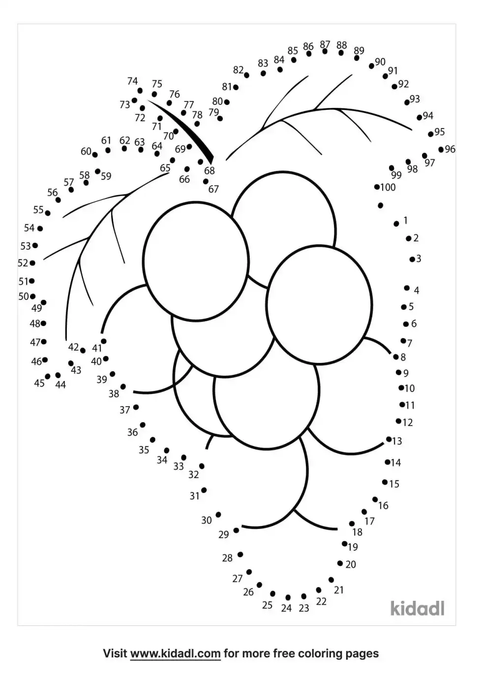Grapes Dot To Dot (Hard)