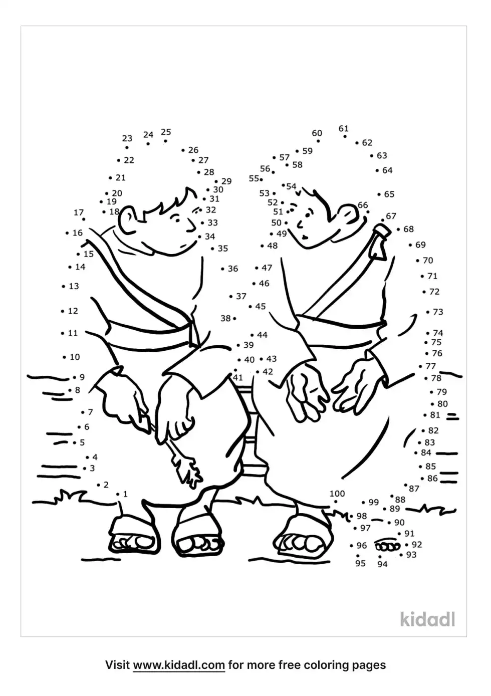 David And Jonathan Dot To Dot (Hard)