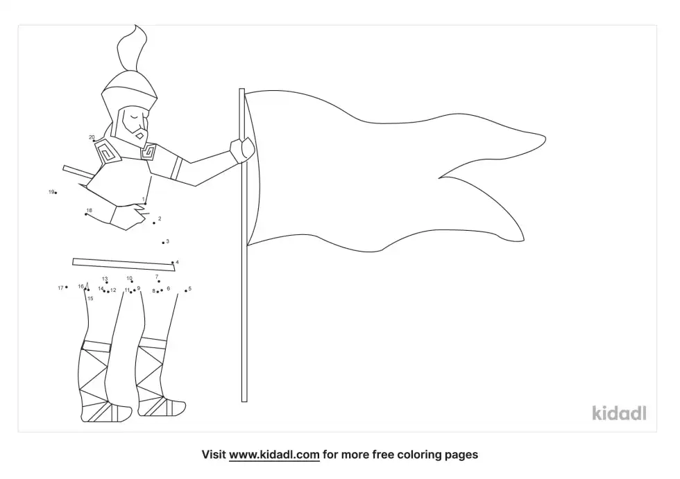 Captain Moroni Dot To Dot (Easy)