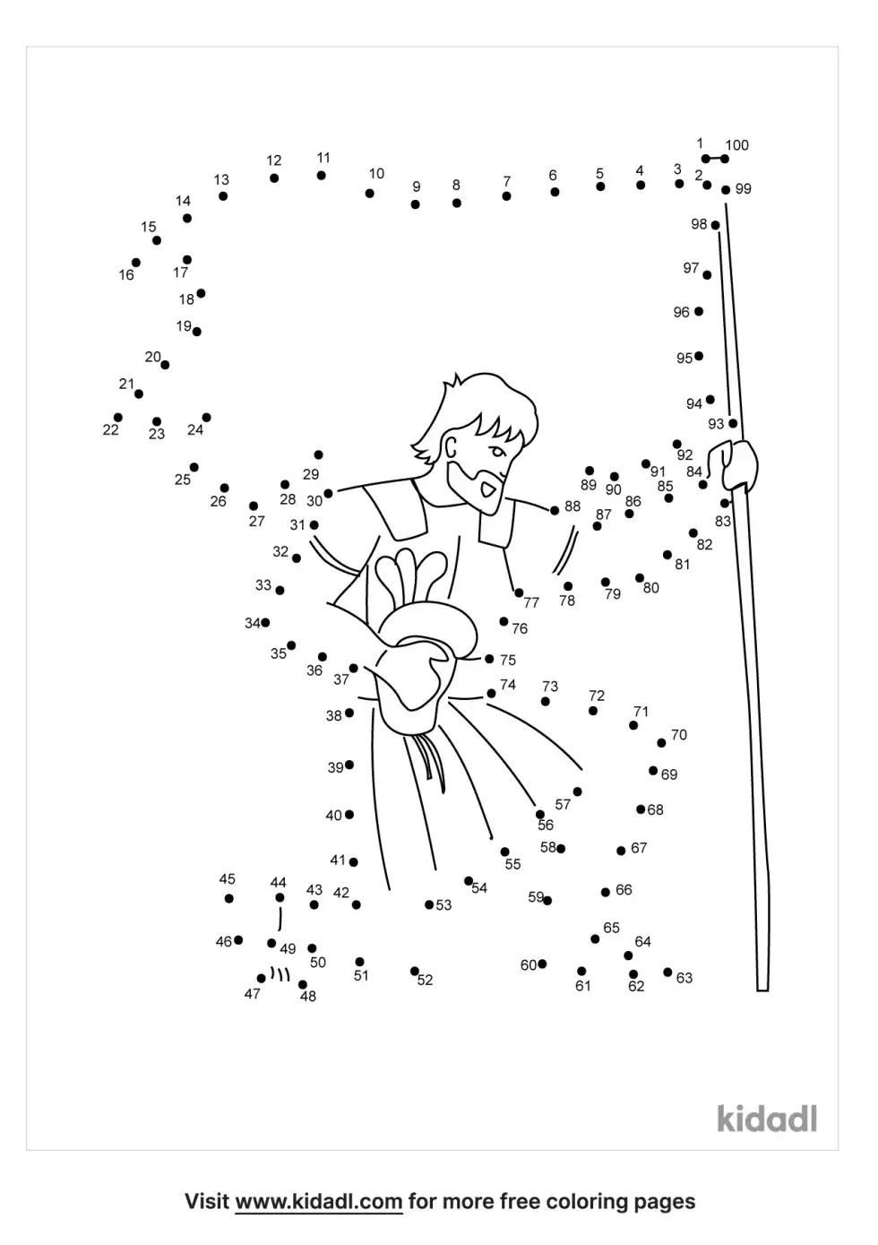 Captain Moroni Dot To Dot (Hard)
