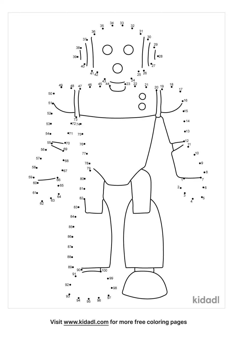 Robot Dot To Dot (Hard)