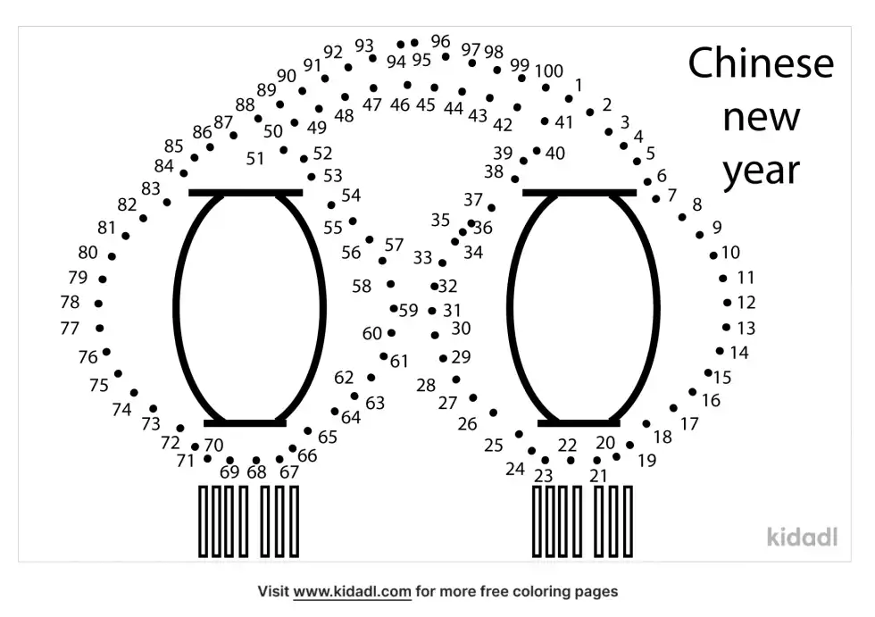 Chinese New Year Dot To Dot (Hard)