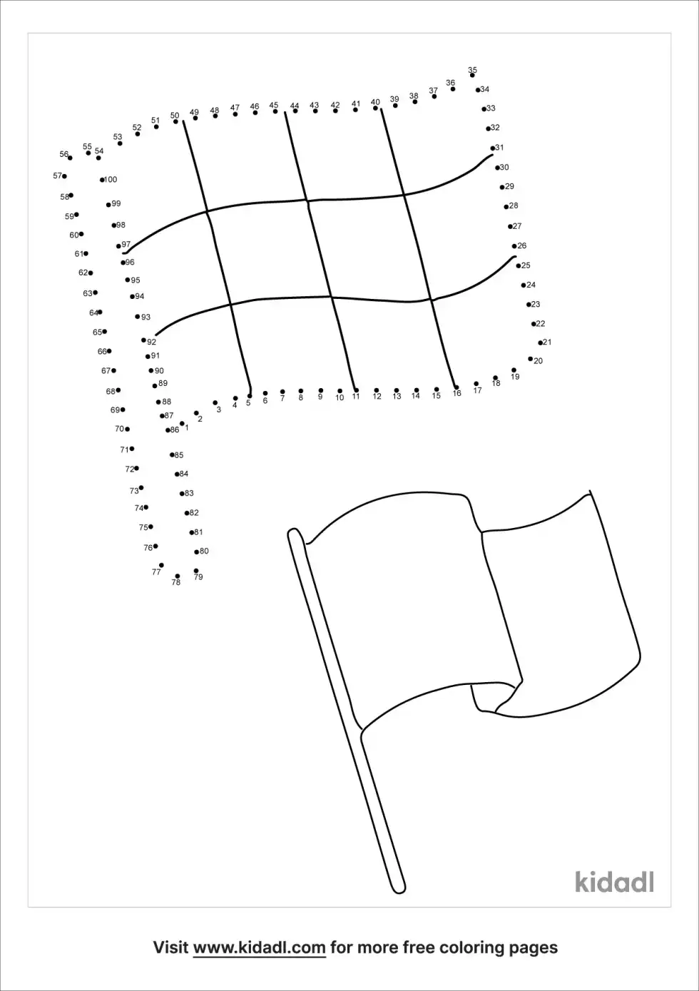Racing Flags Dot To Dot (Hard)