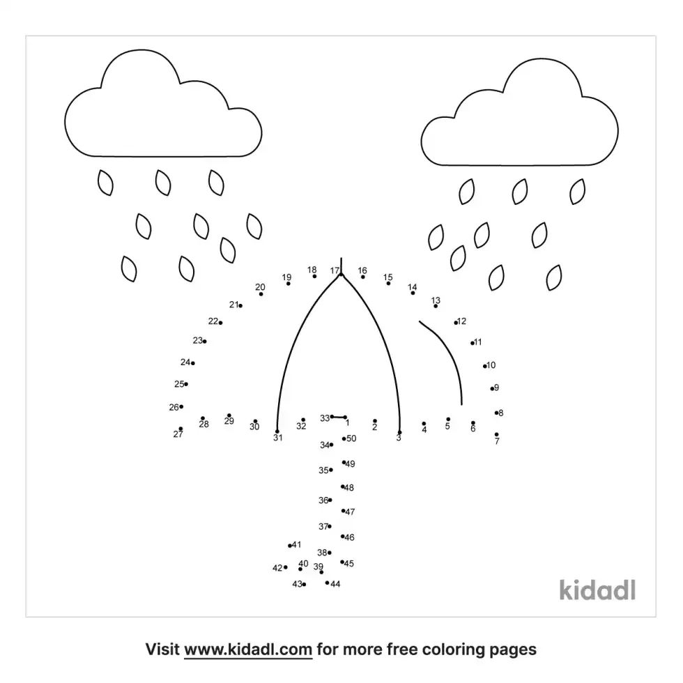 Rainy Day Dot To Dot (Medium)