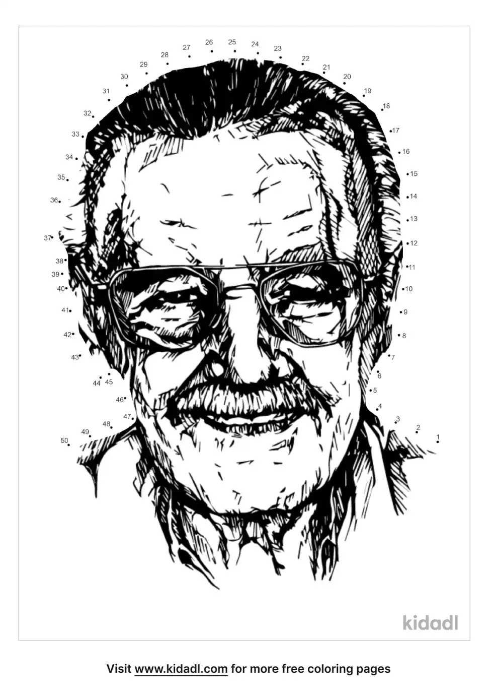 Stan Lee Dot To Dot (Medium)