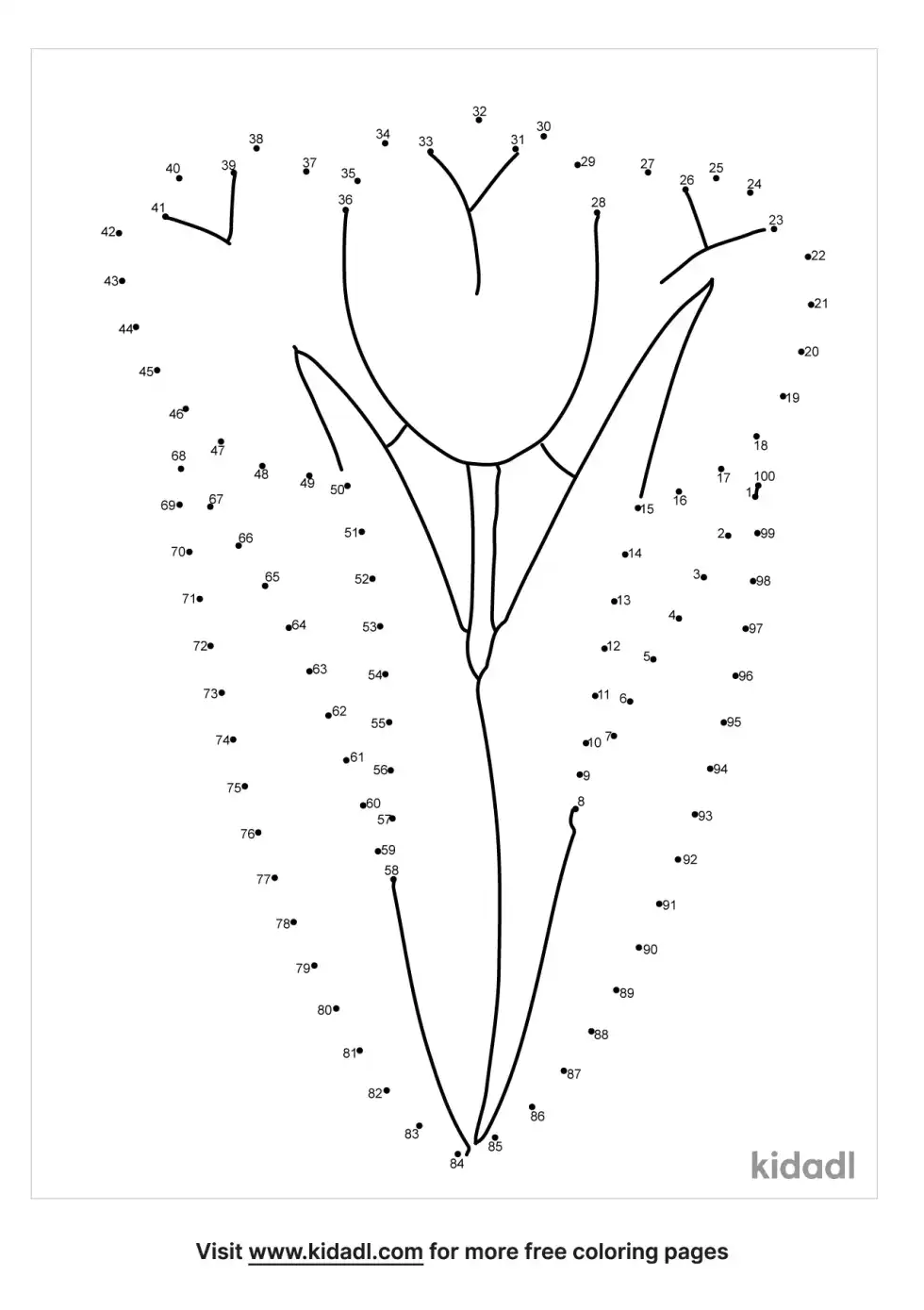 Tulip Dot To Dot (Hard)