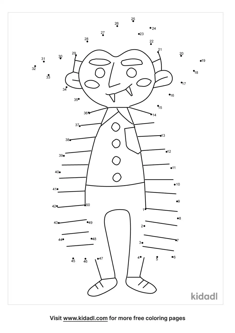 Vampire Dot To Dot (Medium)