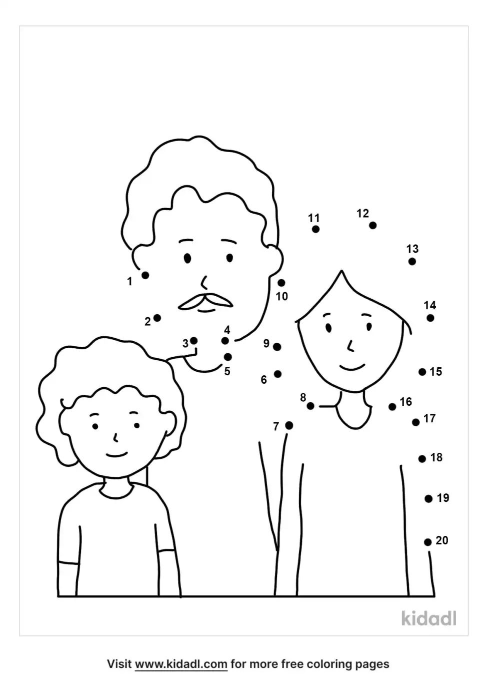 Family Dot To Dot (Easy)