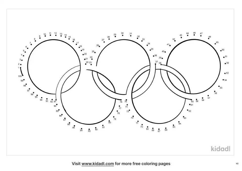 Olympic Dot To Dot (Hard)