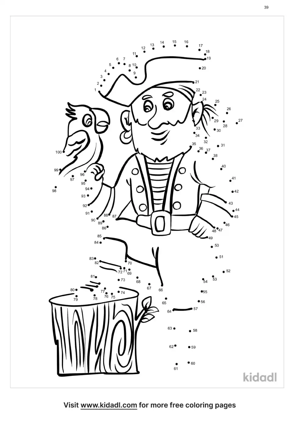 Pirate Dot To Dot (Hard)